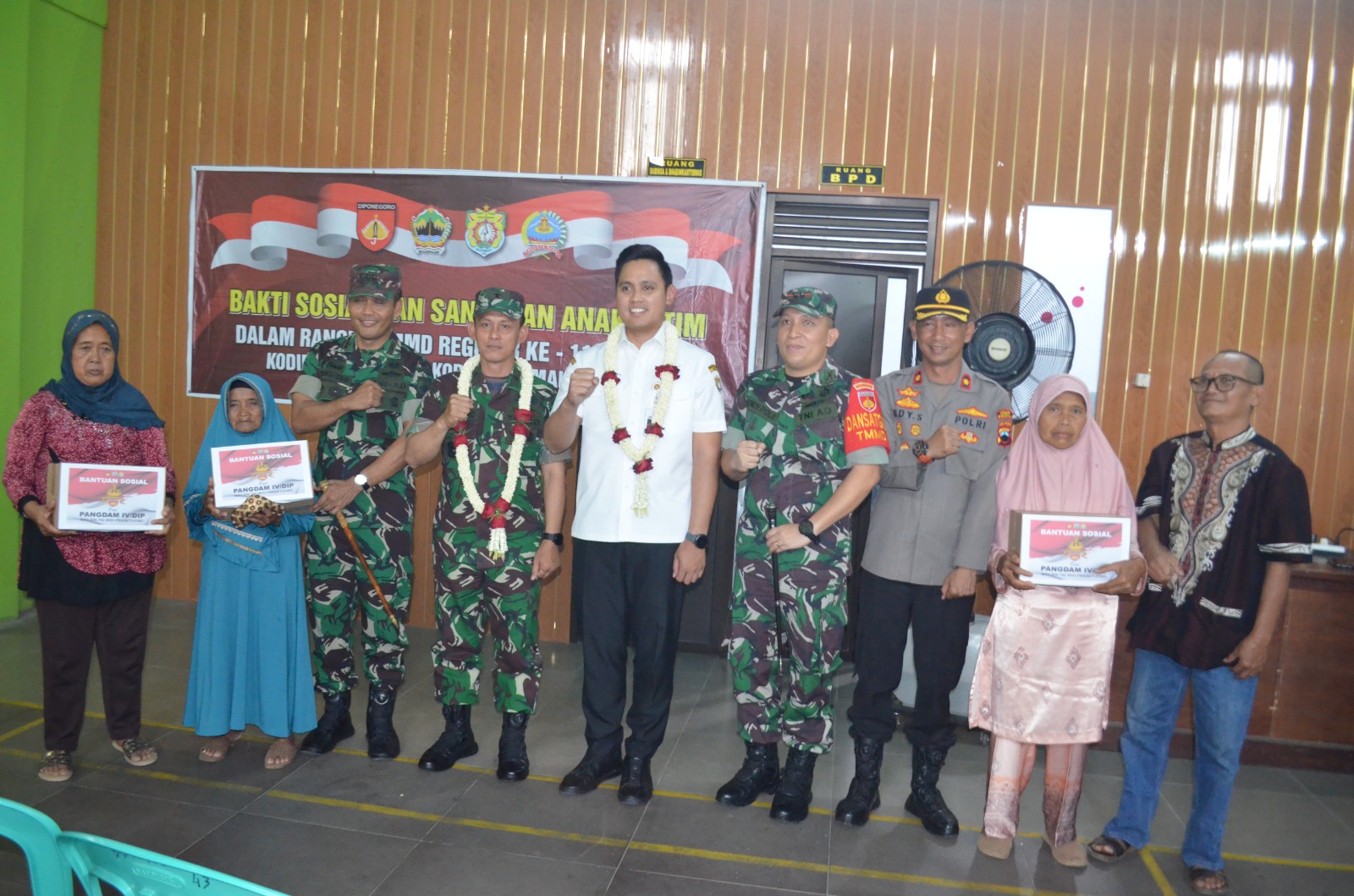 Kasdam IV/Diponegoro Tinjau Pelaksanaan TMMD Reguler Di Desa Purwogondo